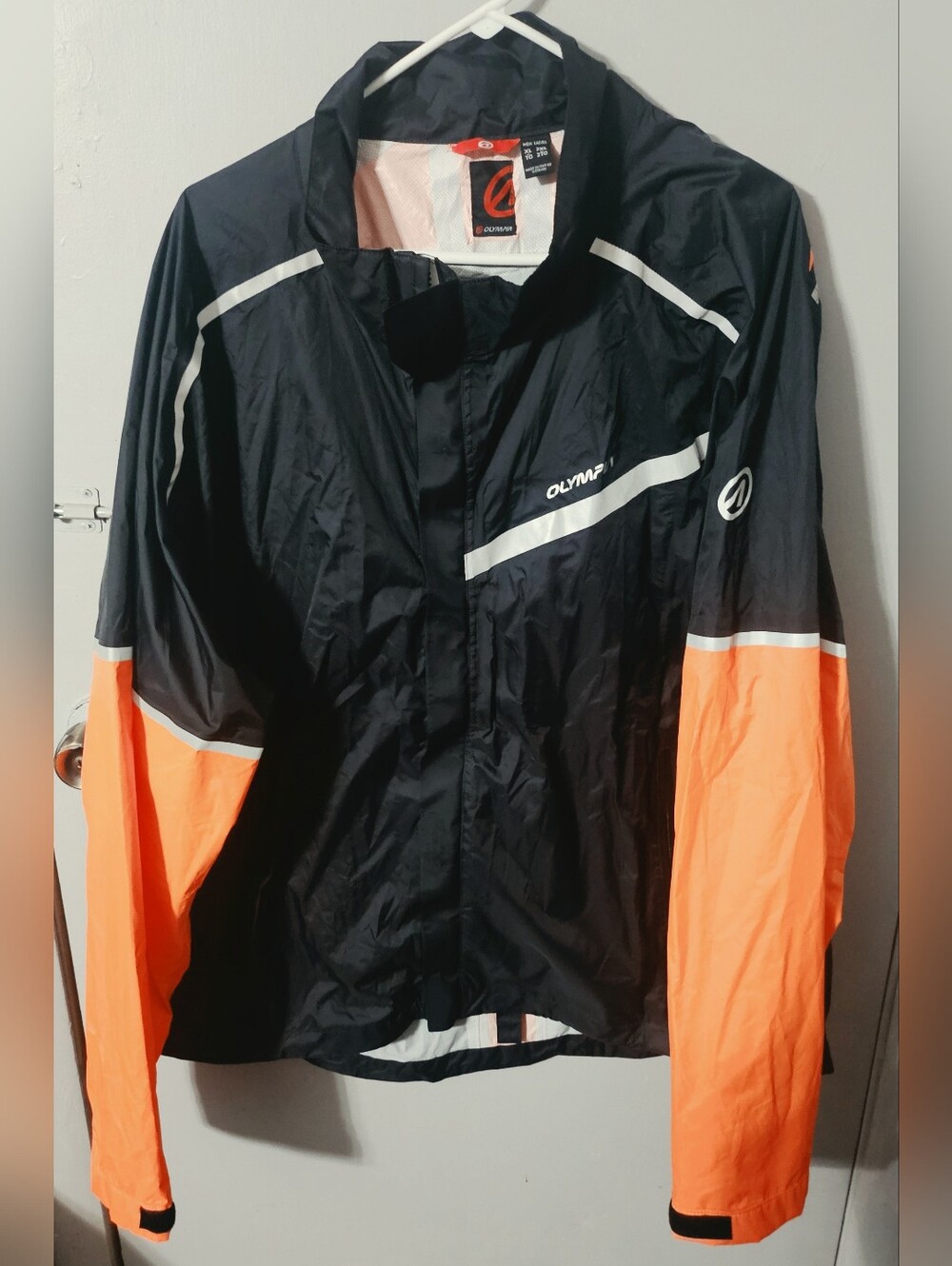 Olympia Horizon 2 Waterproof Reflective Moto Jacket Black/Orange size M XL W XXL
